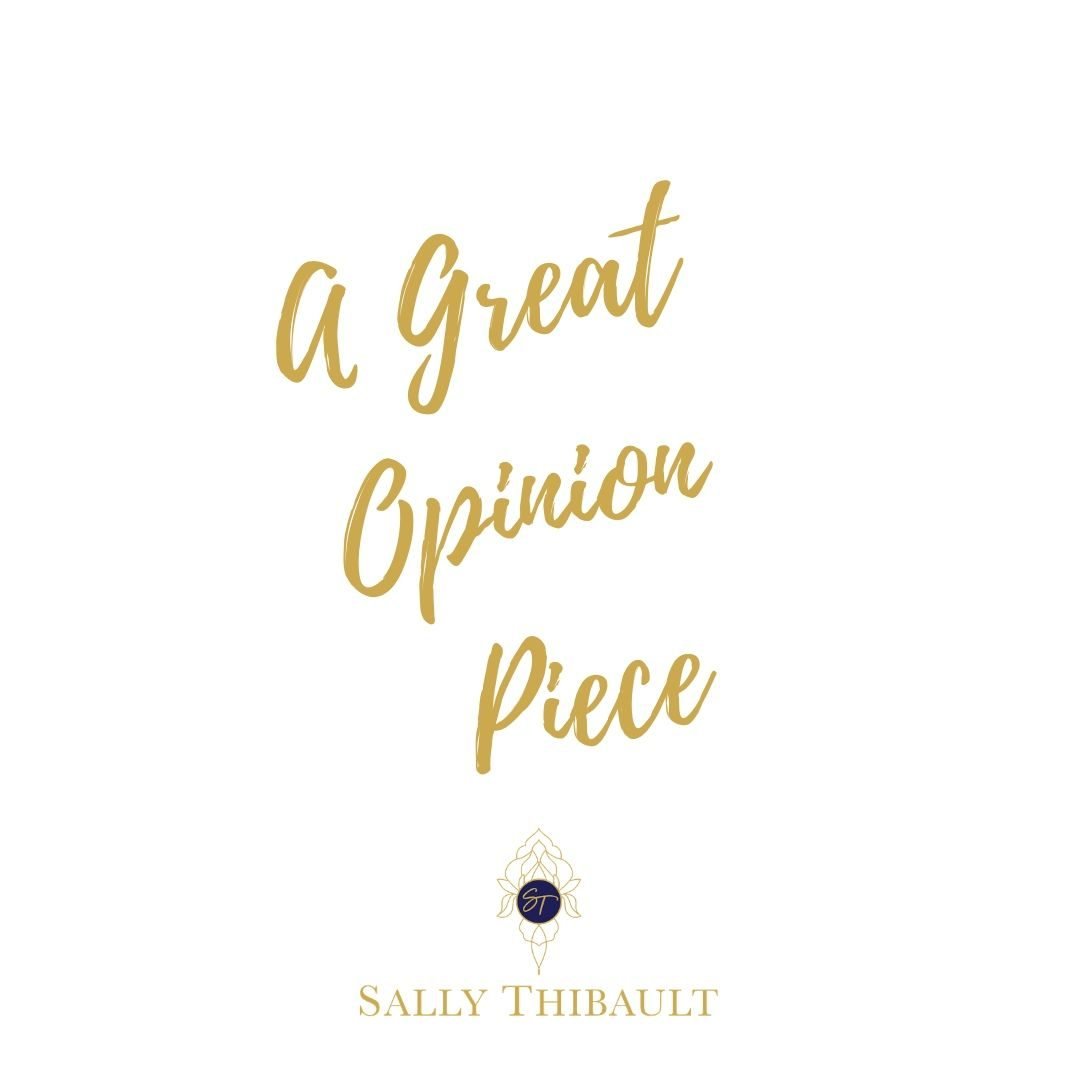 A Great Opinion Piece